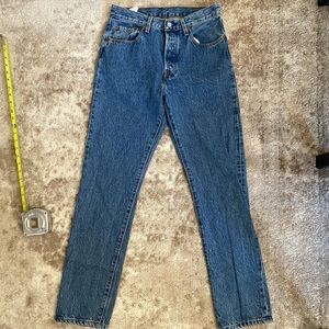 Levi’s 501’s (vintage) likely 90’s/ early 2000s!